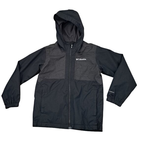 Columbia Boy's Rainy Trails II Fleece Lined Jacket Size Small - Picture 1 of 10